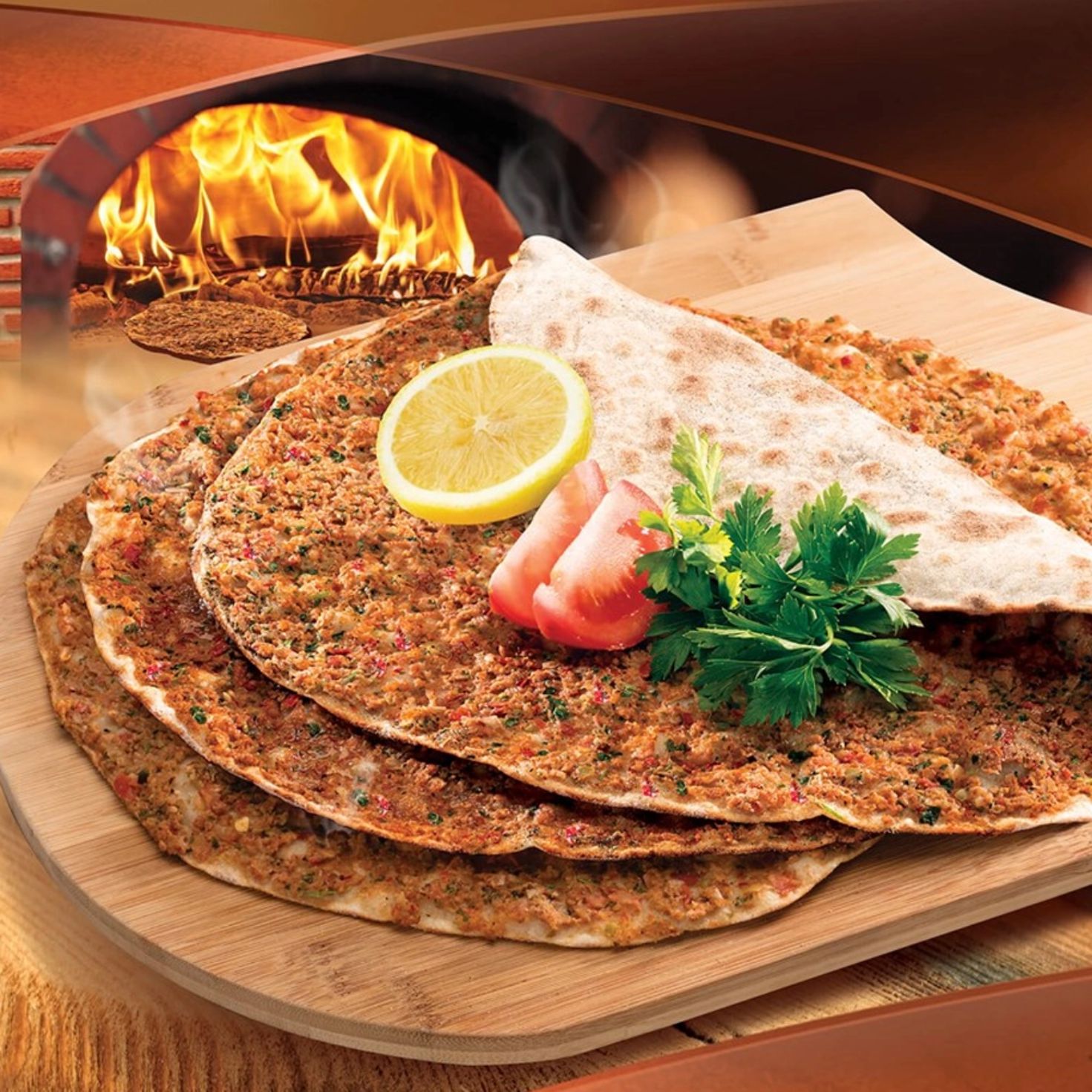 TAŞ FIRINDA LAHMACUNLAR